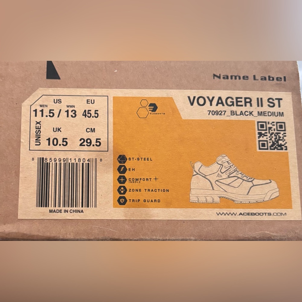 Voyager II ST Steel Toe Work Boots